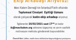 Ekip Arkadasi Ariyoruz Pozisyon Arapca Turkce Tercuman Mavi Kalem Sosyal Yardimlasma Ve Dayanisma Dernegi